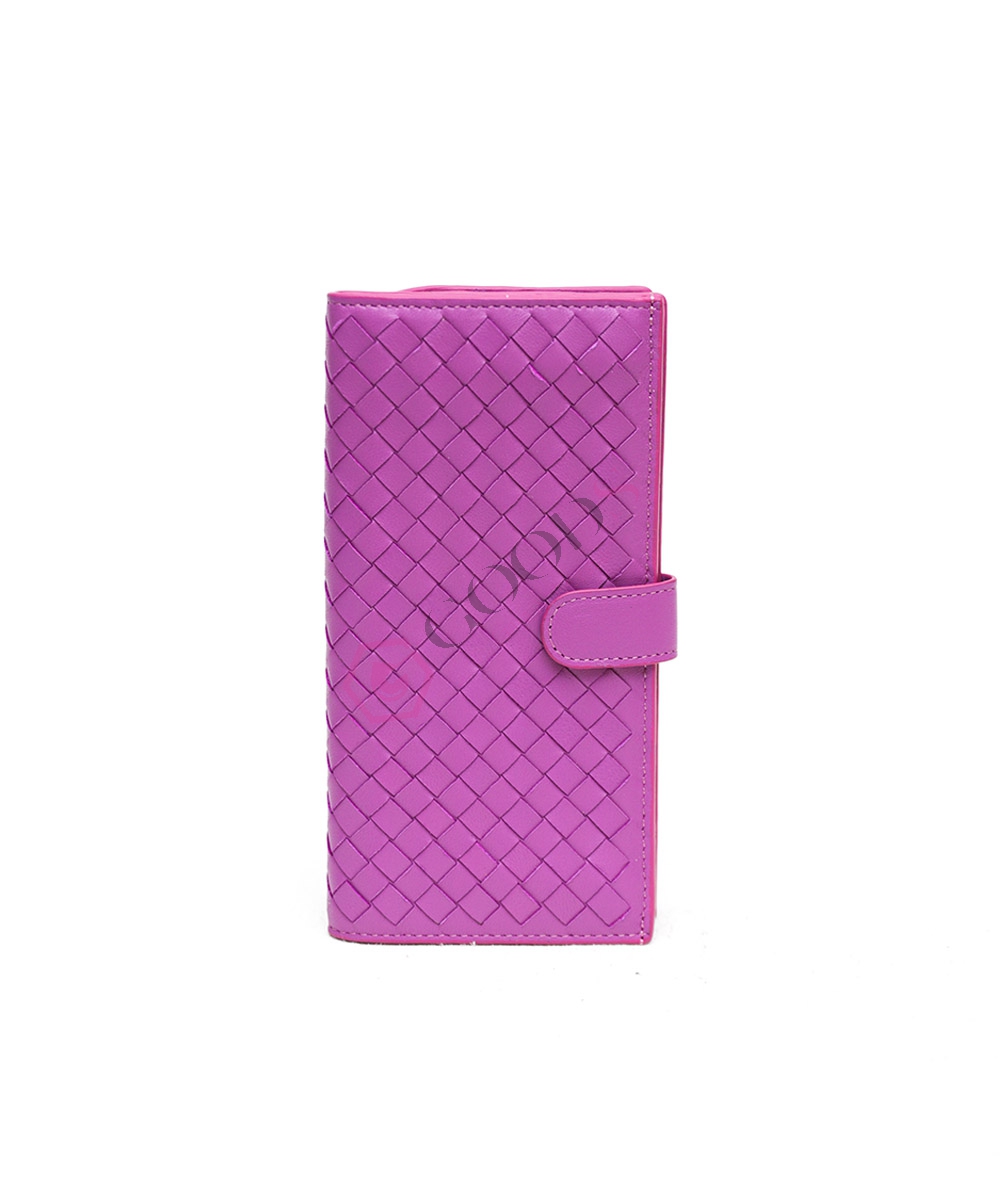 Snap Fastener Large Women’s Wallet