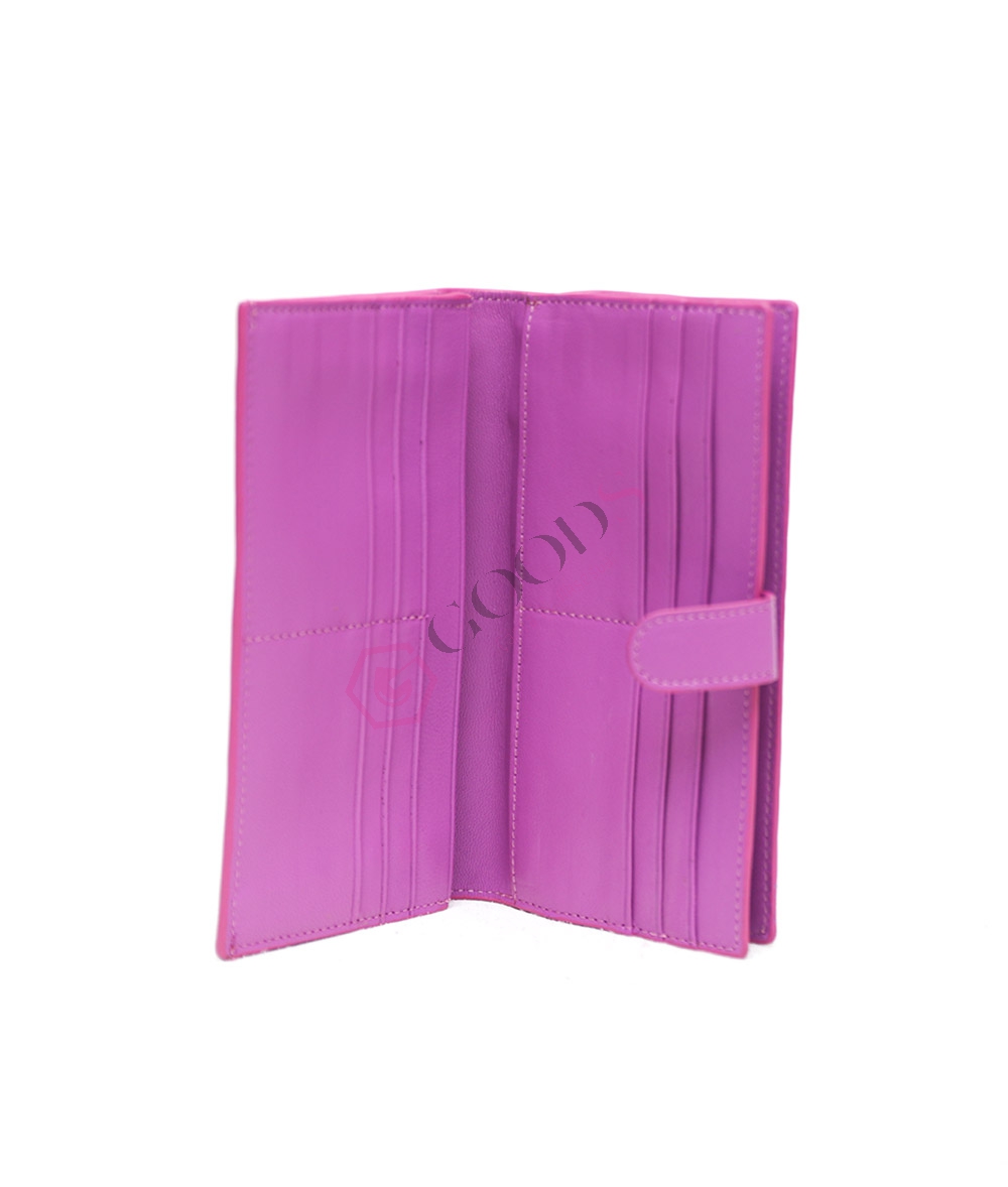 Snap Fastener Large Women’s Wallet