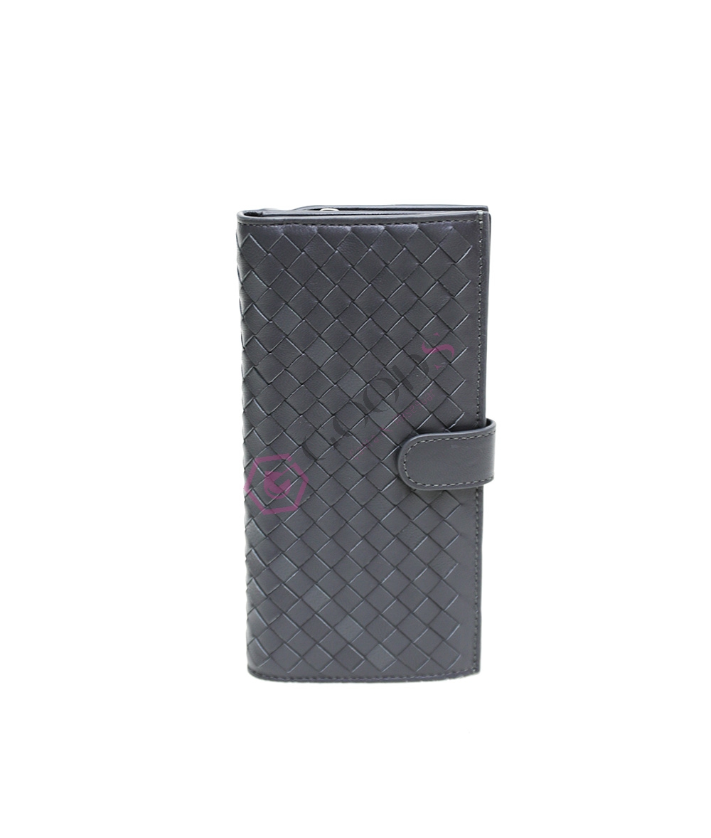 Snap Fastener Large Women’s Wallet