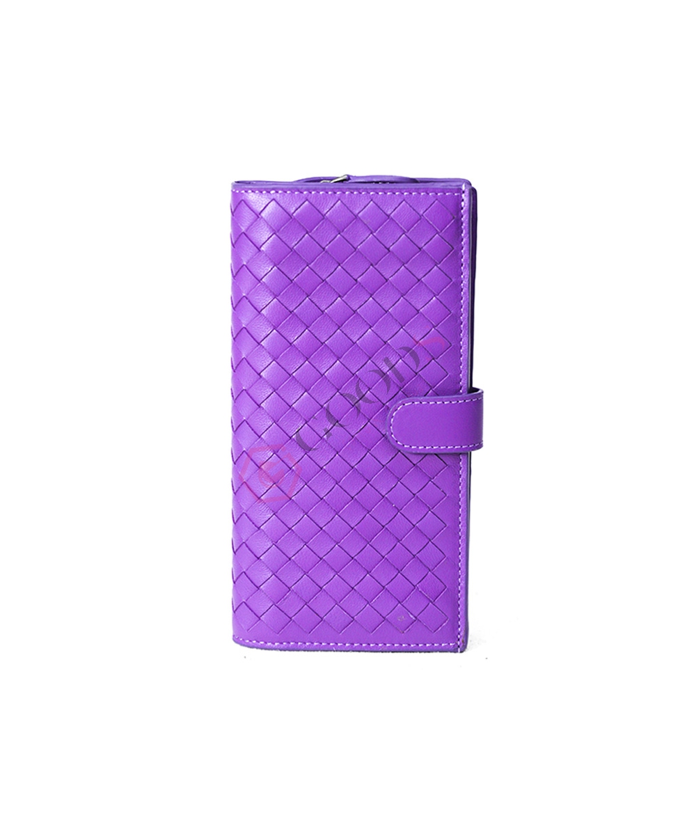 Snap Fastener Large Women’s Wallet