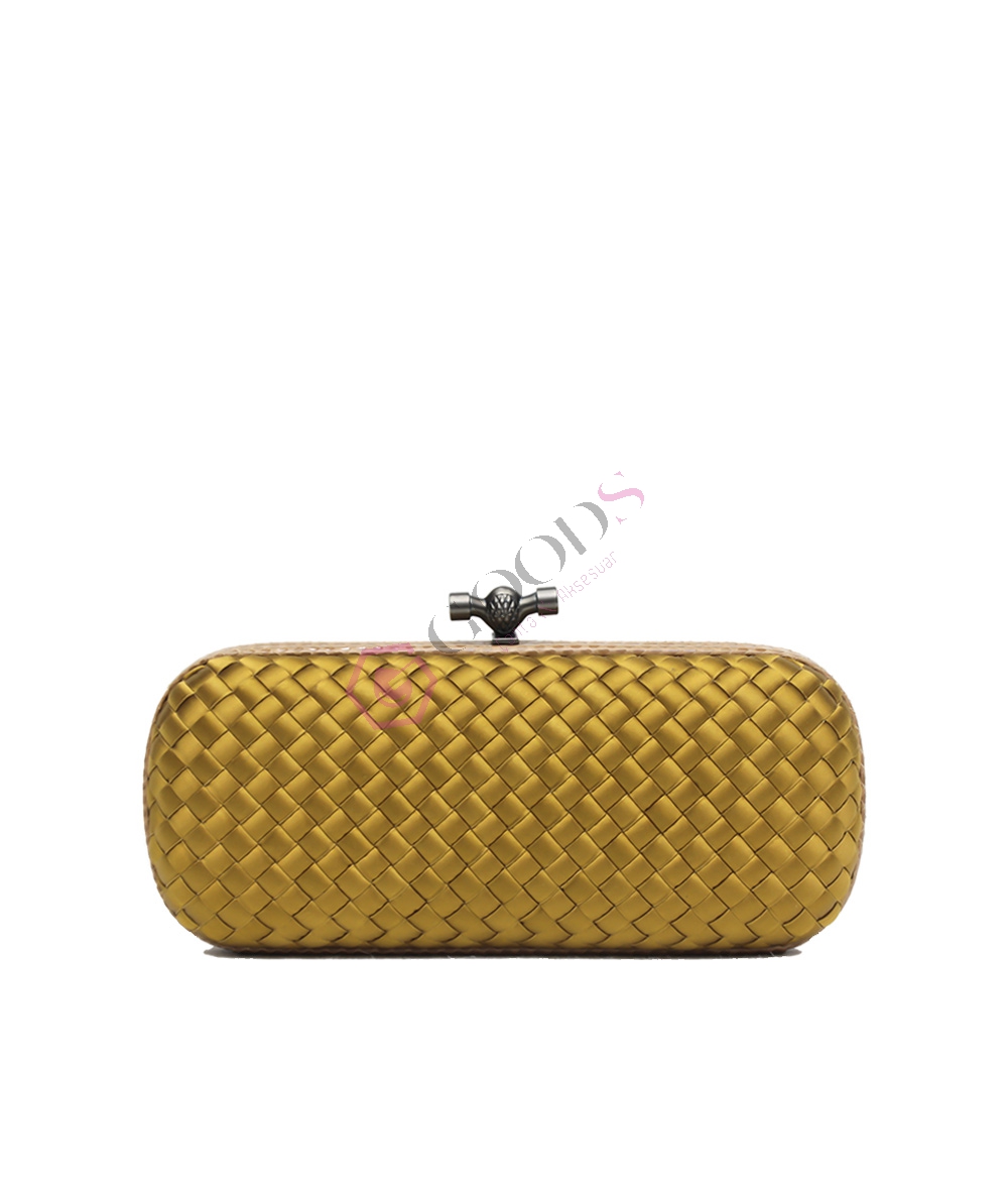 Satin Medium Knot Clutch