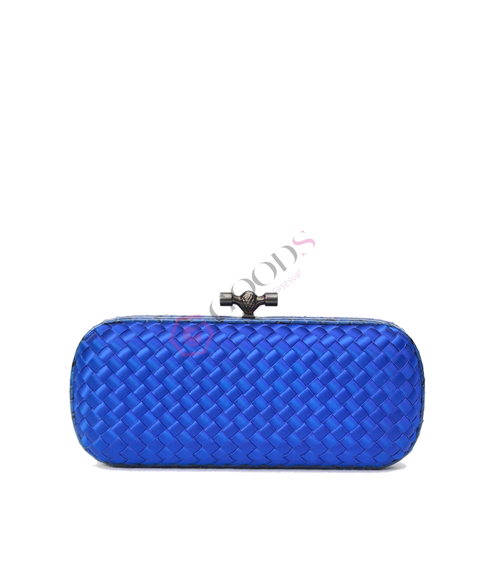 Satin Medium Knot Clutch