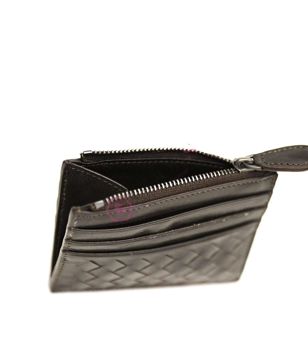 Classic Zippered Male Credit Card Holder