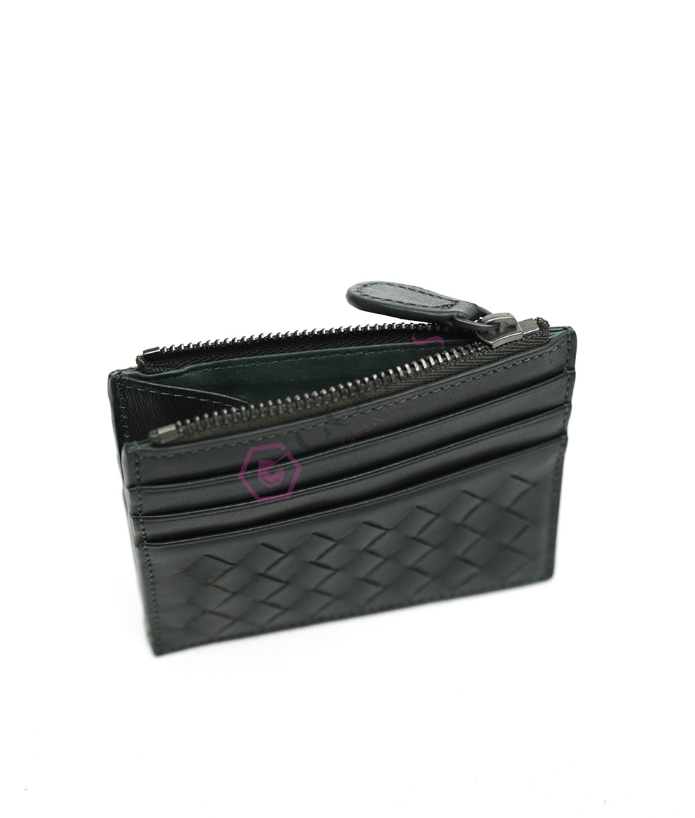 Classic Zippered Male Credit Card Holder