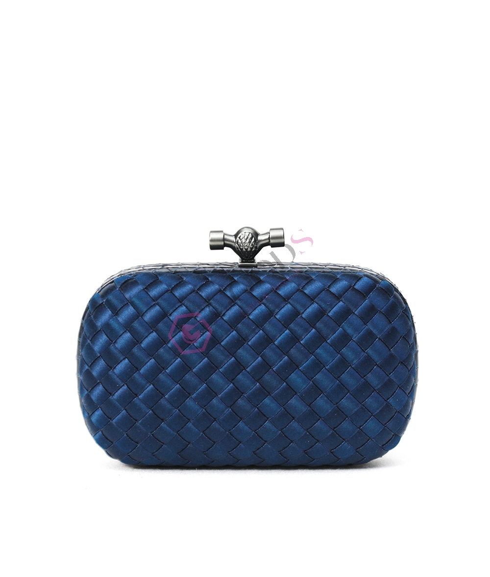 Satin Small Knot Clutch