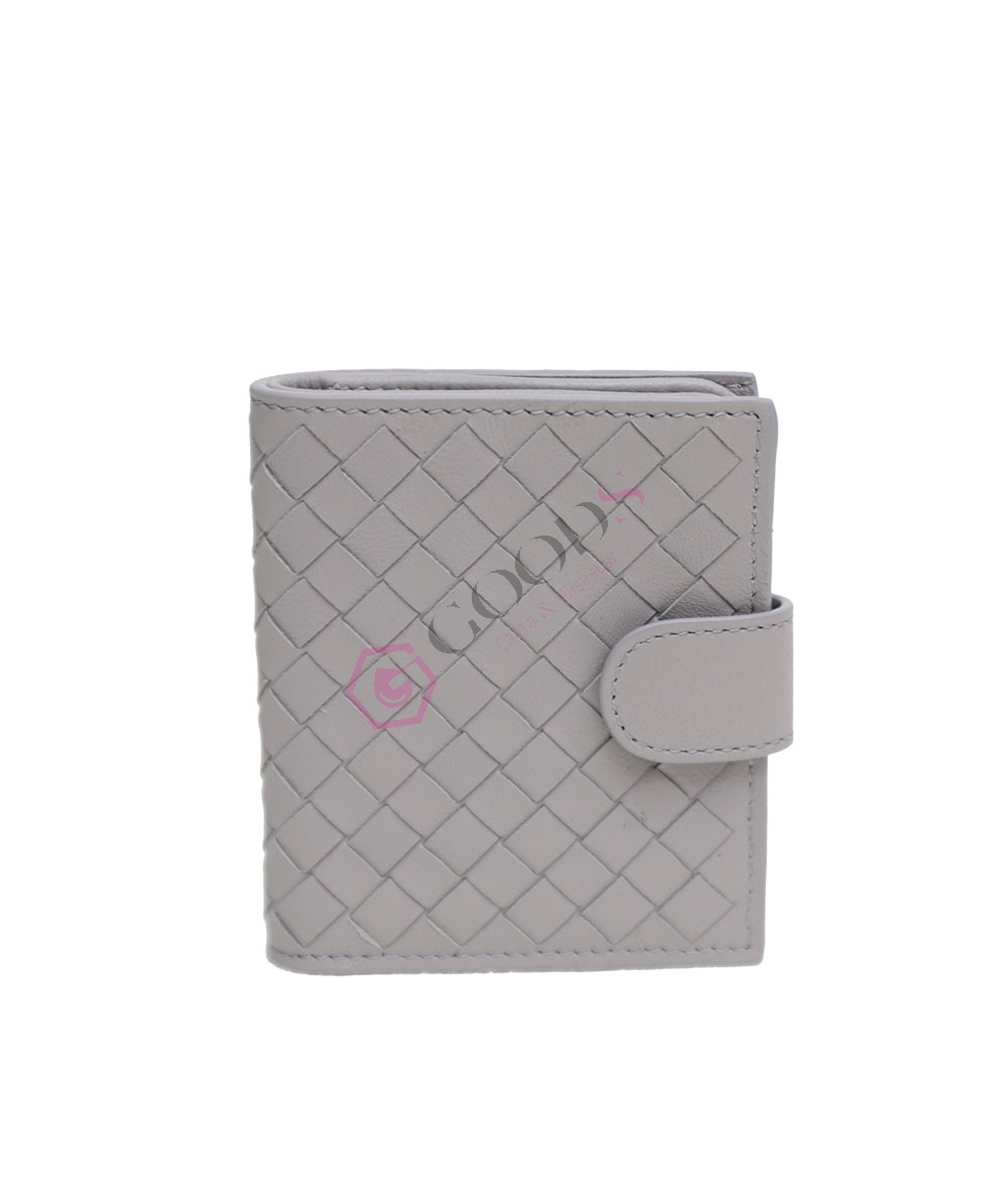 Snap Fastener Mini Female Wallet