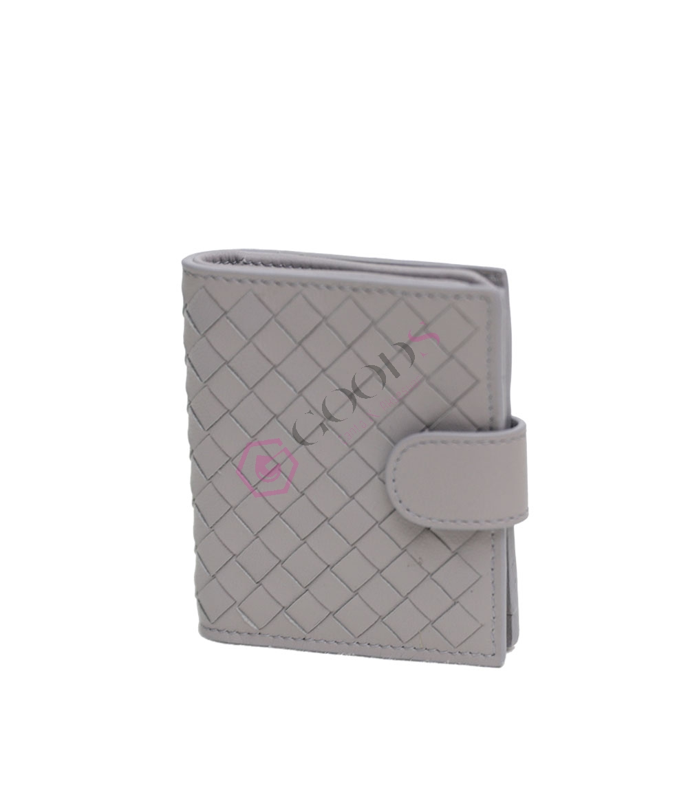 Snap Fastener Mini Female Wallet