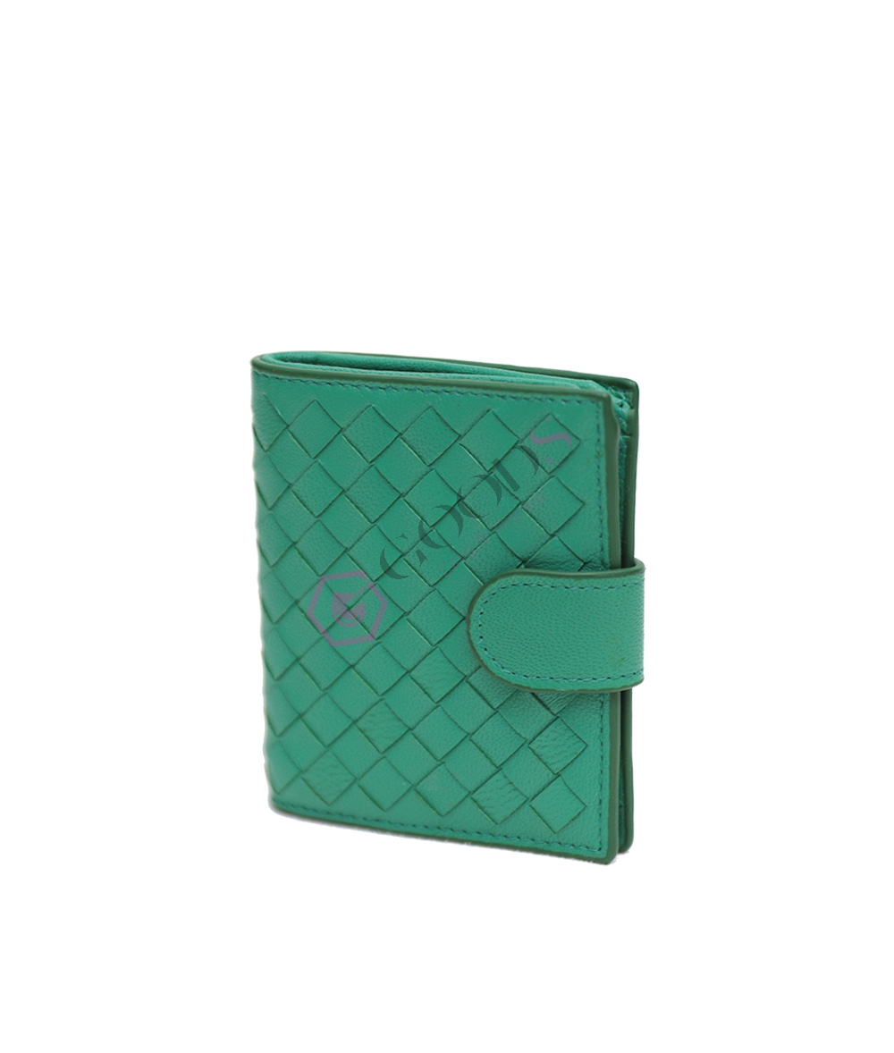 Snap Fastener Mini Female Wallet