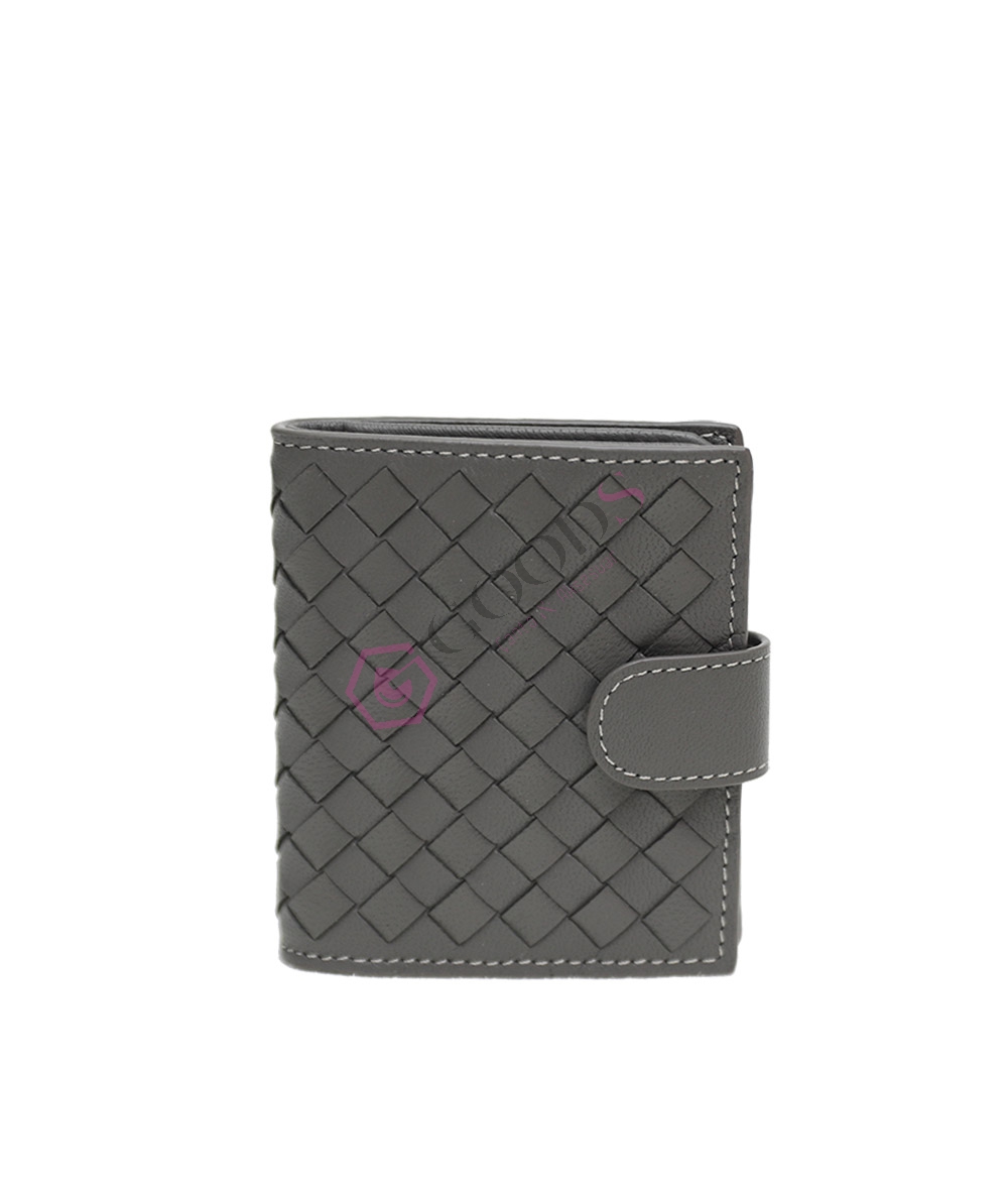 Snap Fastener Mini Female Wallet