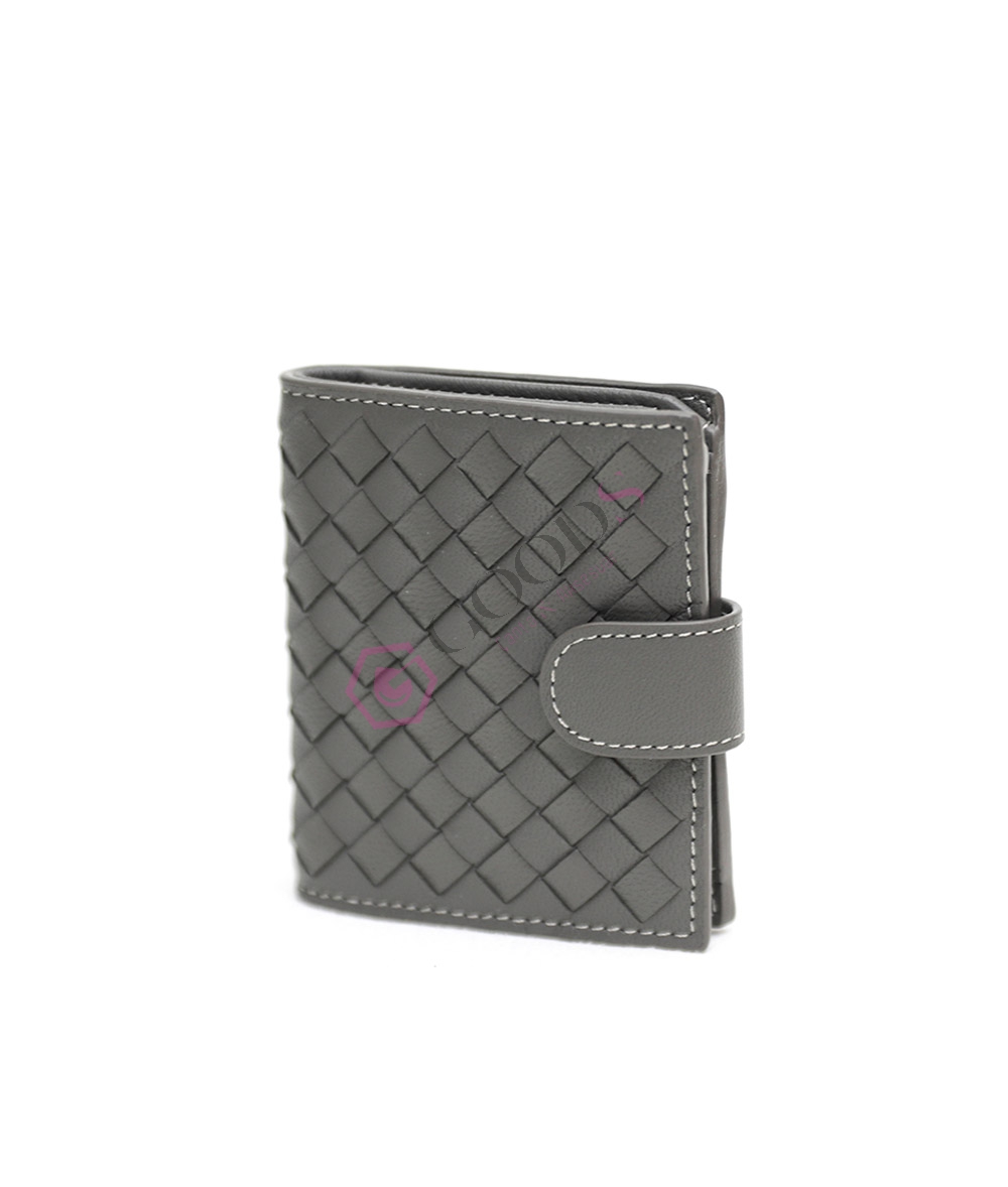 Snap Fastener Mini Female Wallet