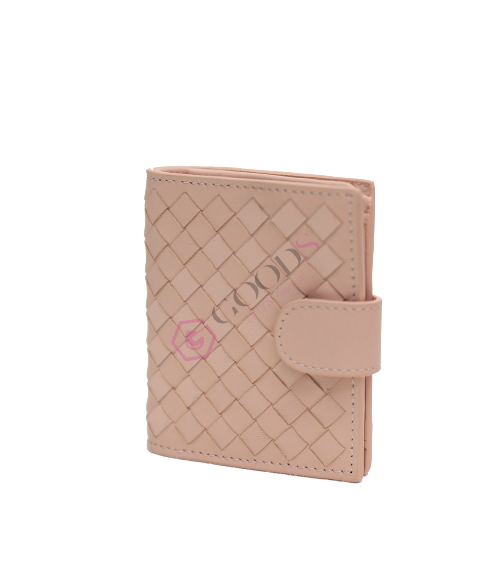 Snap Fastener Mini Female Wallet