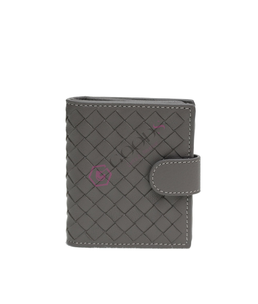 Snap Fastener Mini Female Wallet