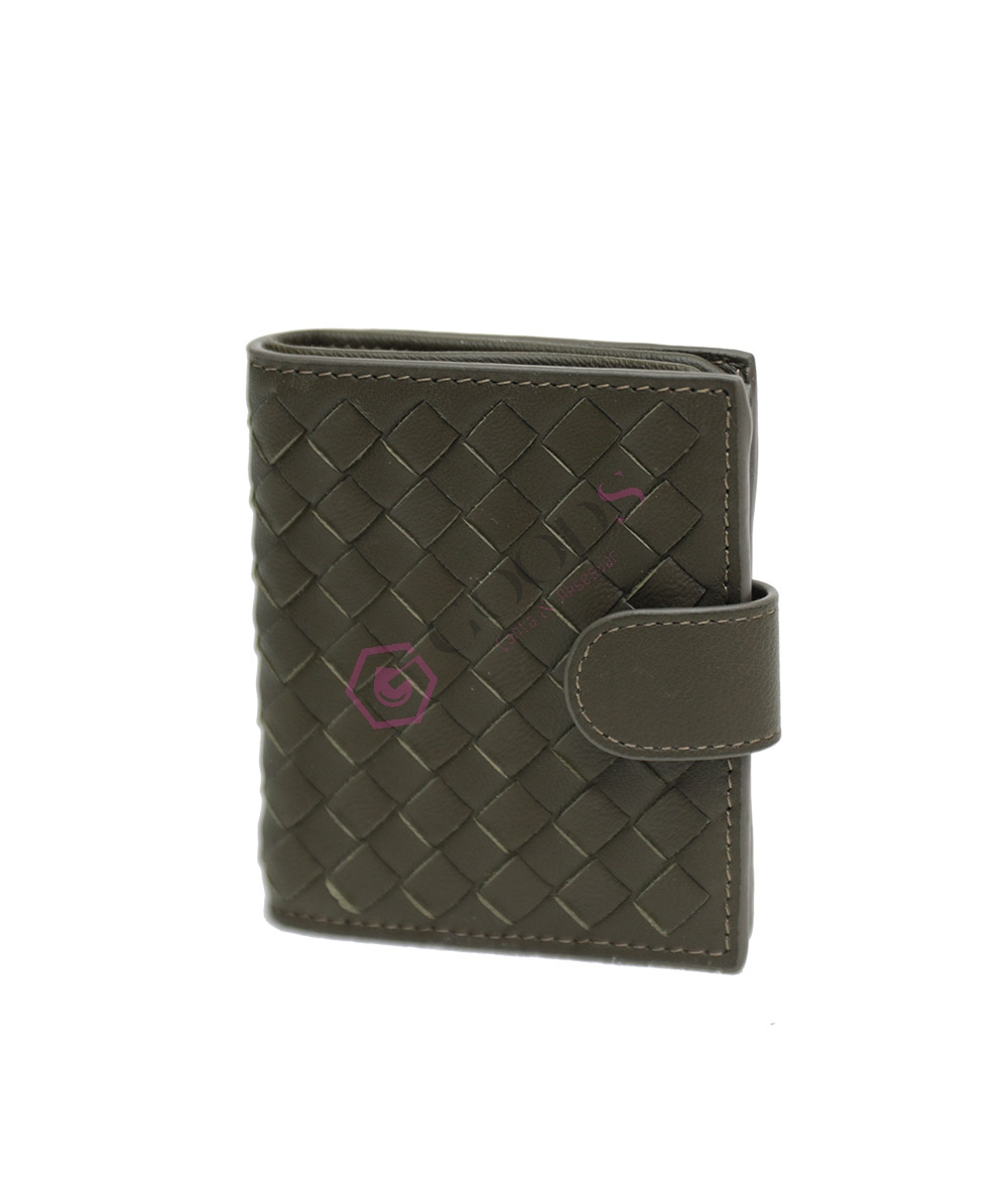 Snap Fastener Mini Female Wallet