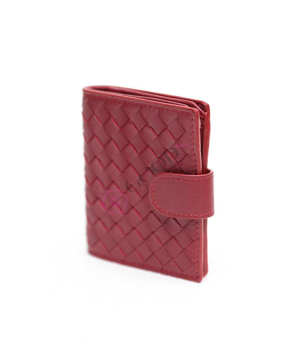 Snap Fastener Mini Female Wallet