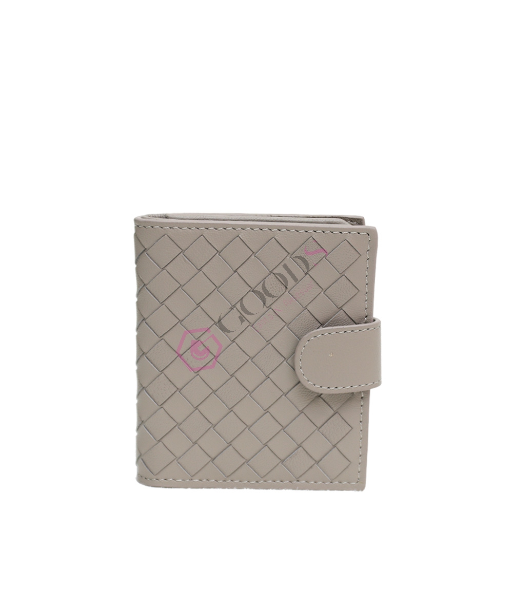 Snap Fastener Mini Female Wallet