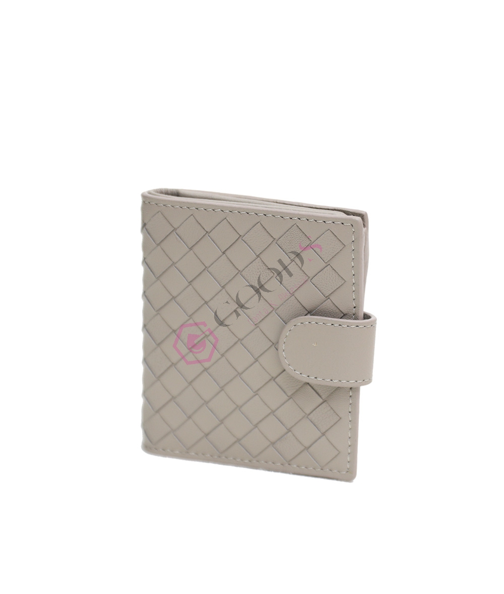 Snap Fastener Mini Female Wallet