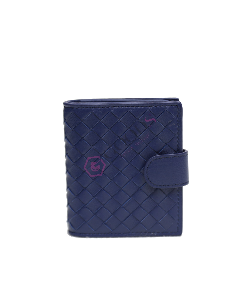 Snap Fastener Mini Female Wallet