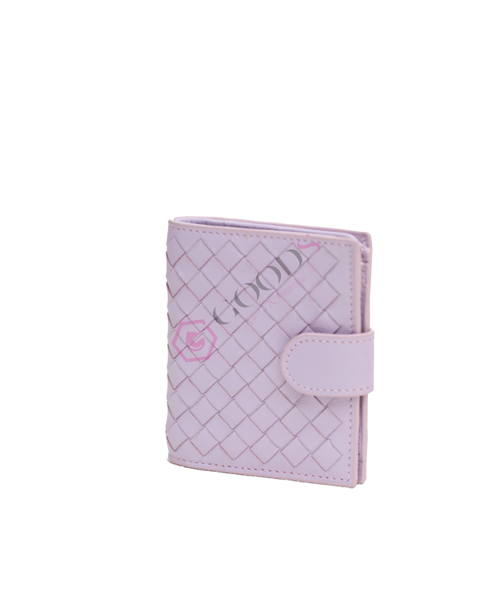 Snap Fastener Mini Female Wallet