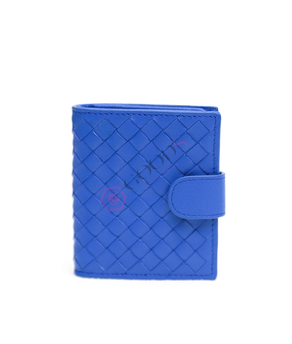 Snap Fastener Mini Female Wallet