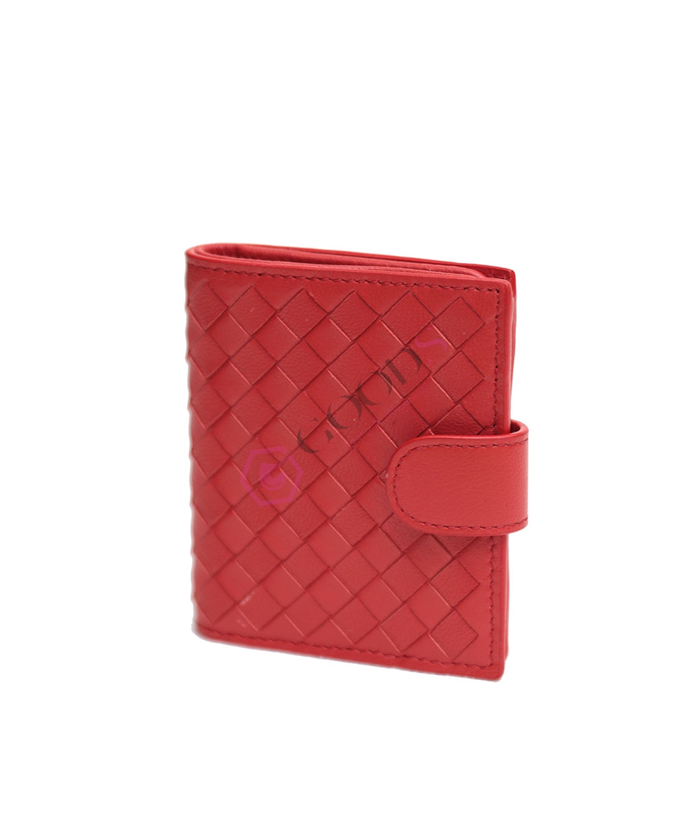 Snap Fastener Mini Female Wallet