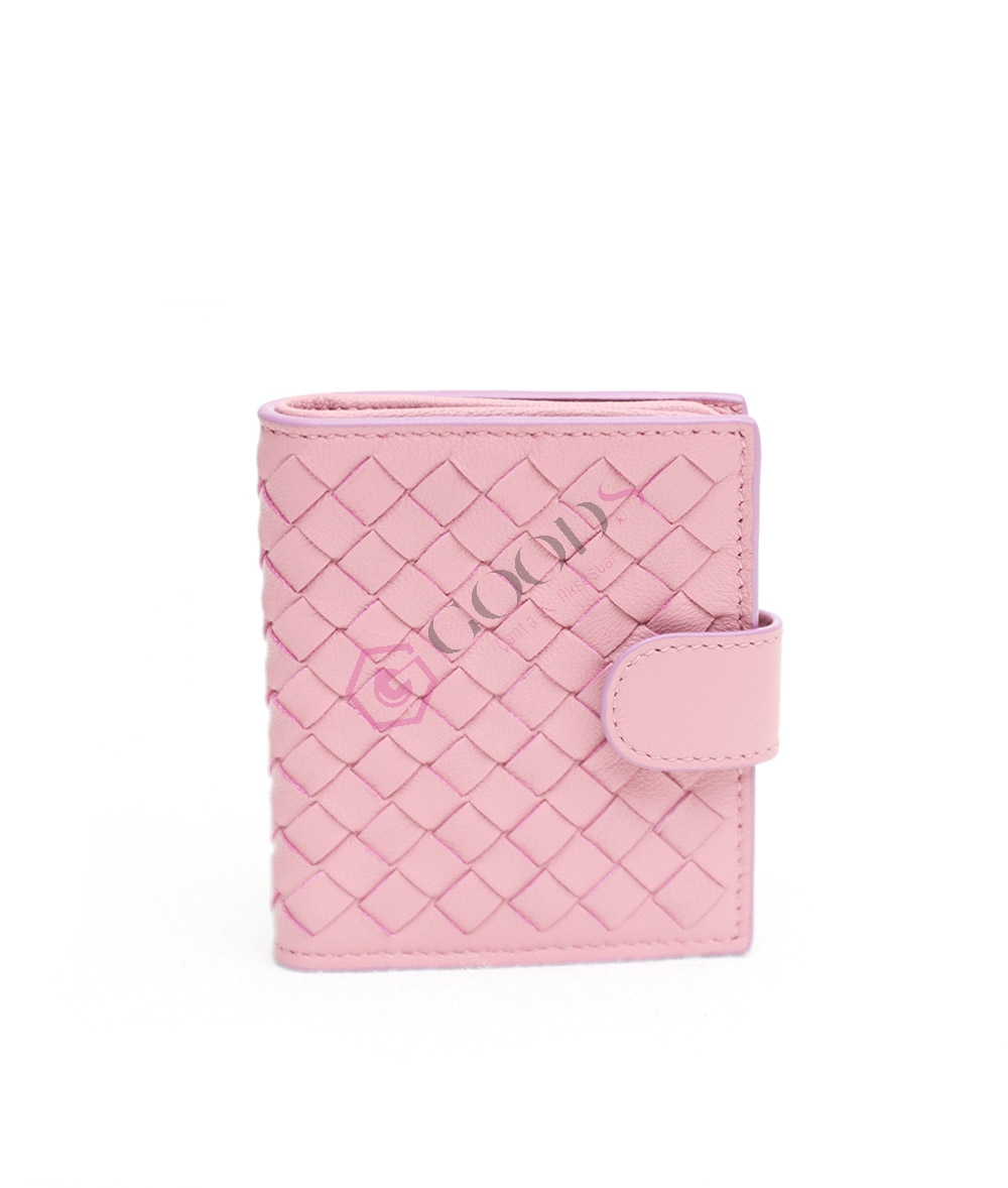 Snap Fastener Mini Female Wallet