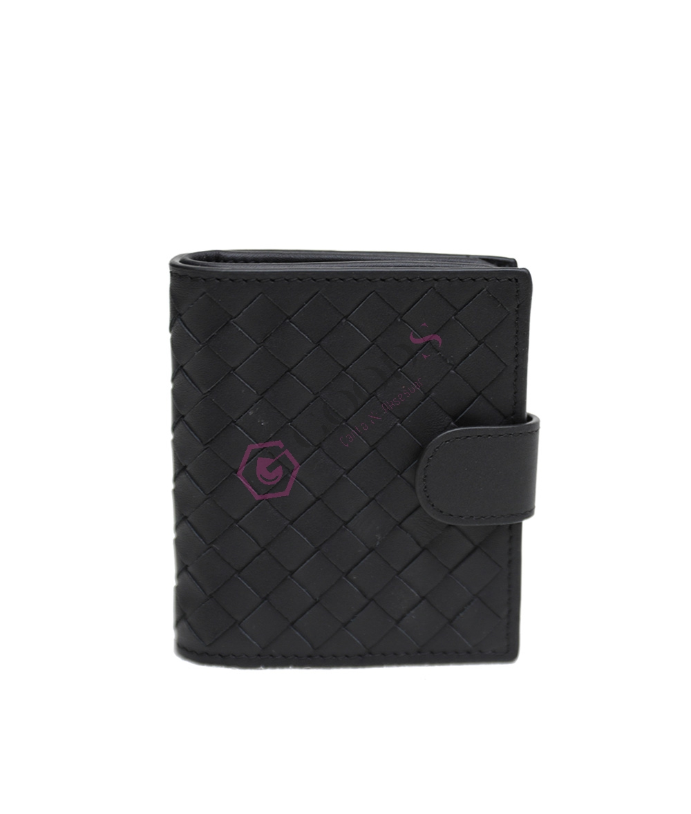 Snap Fastener Mini Female Wallet