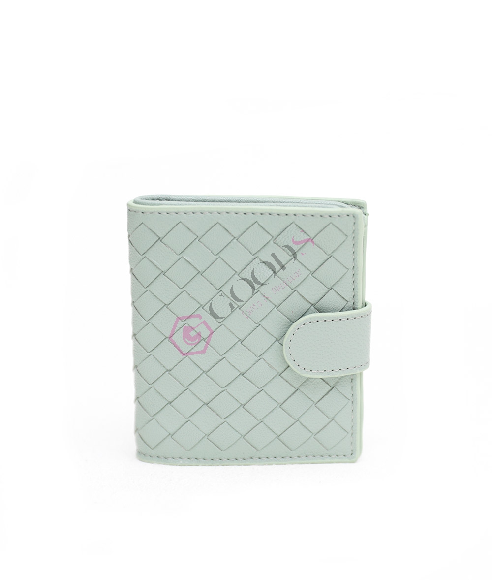 Snap Fastener Mini Female Wallet