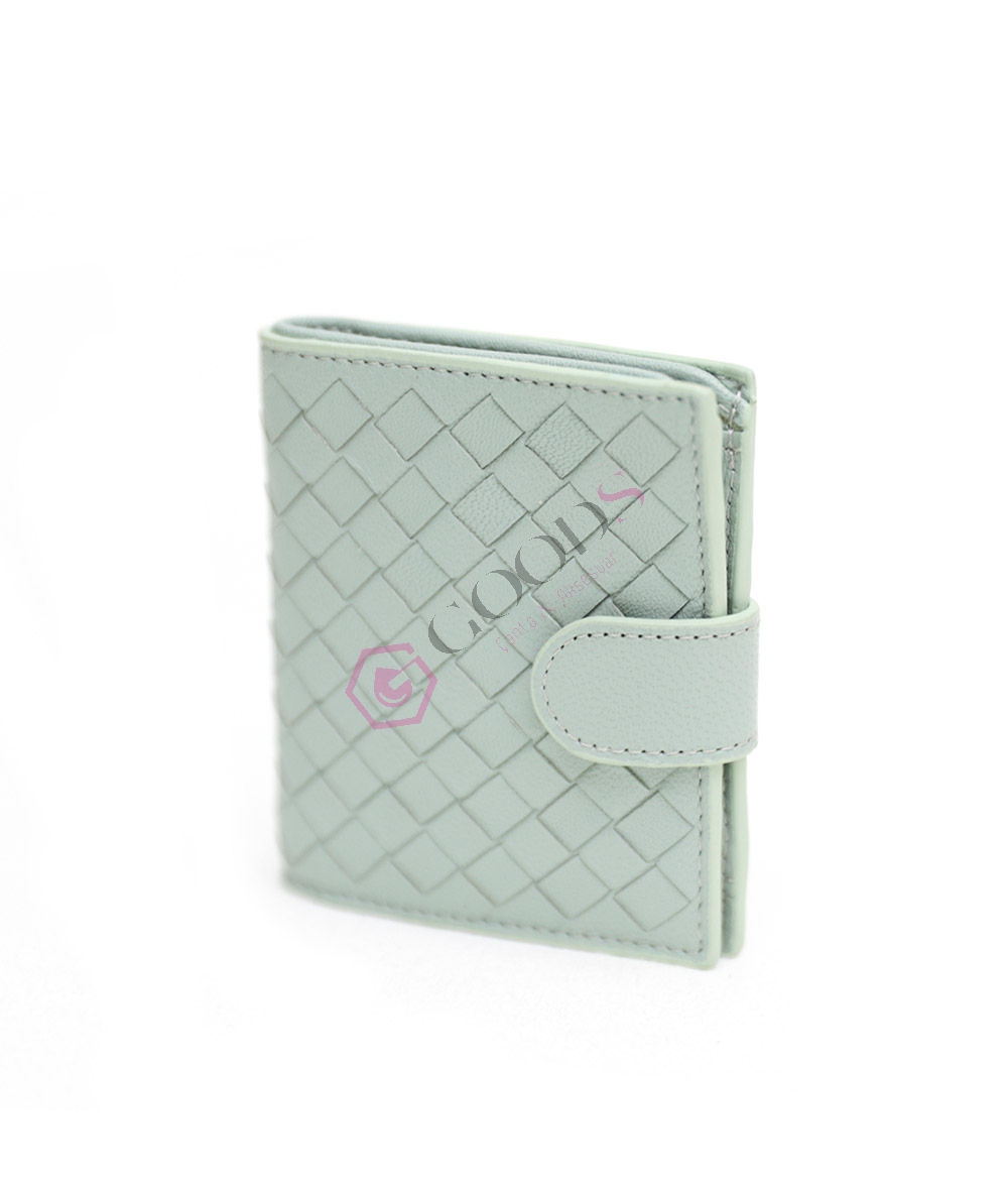 Snap Fastener Mini Female Wallet