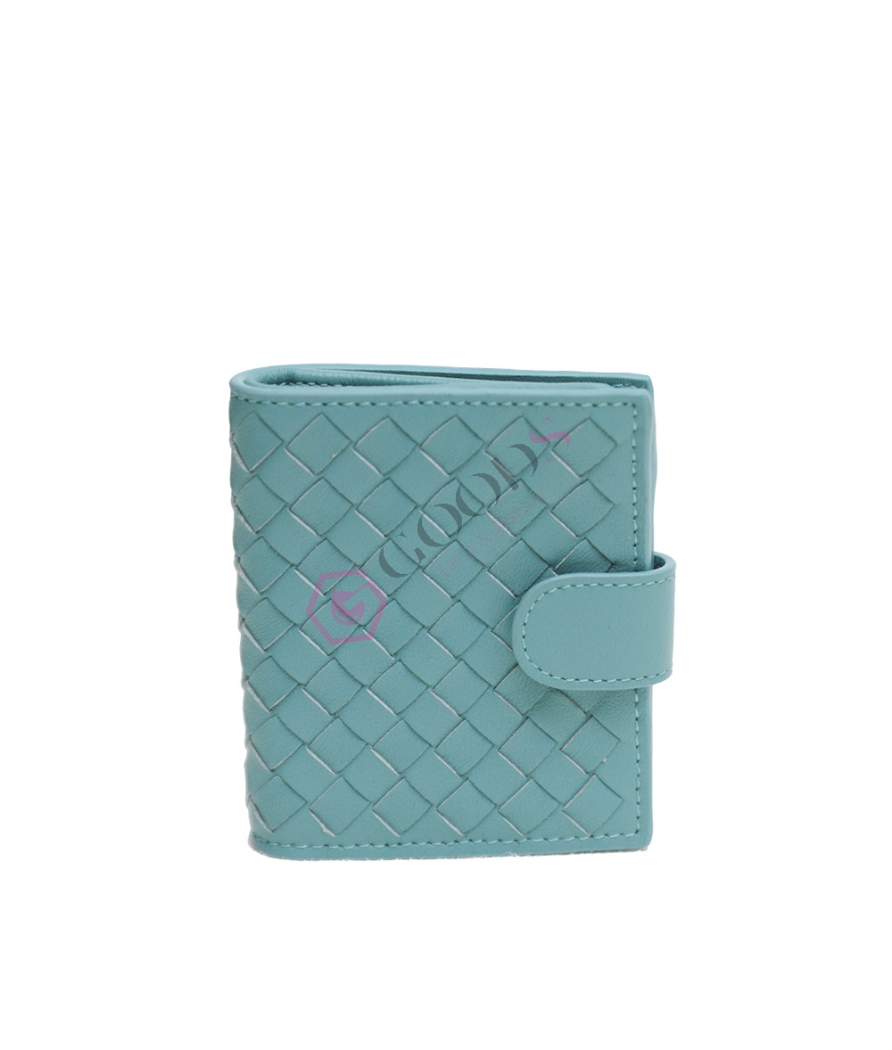 Snap Fastener Mini Female Wallet