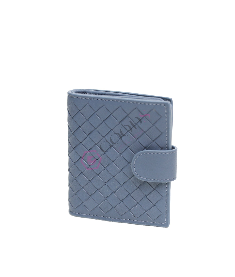 Snap Fastener Mini Female Wallet