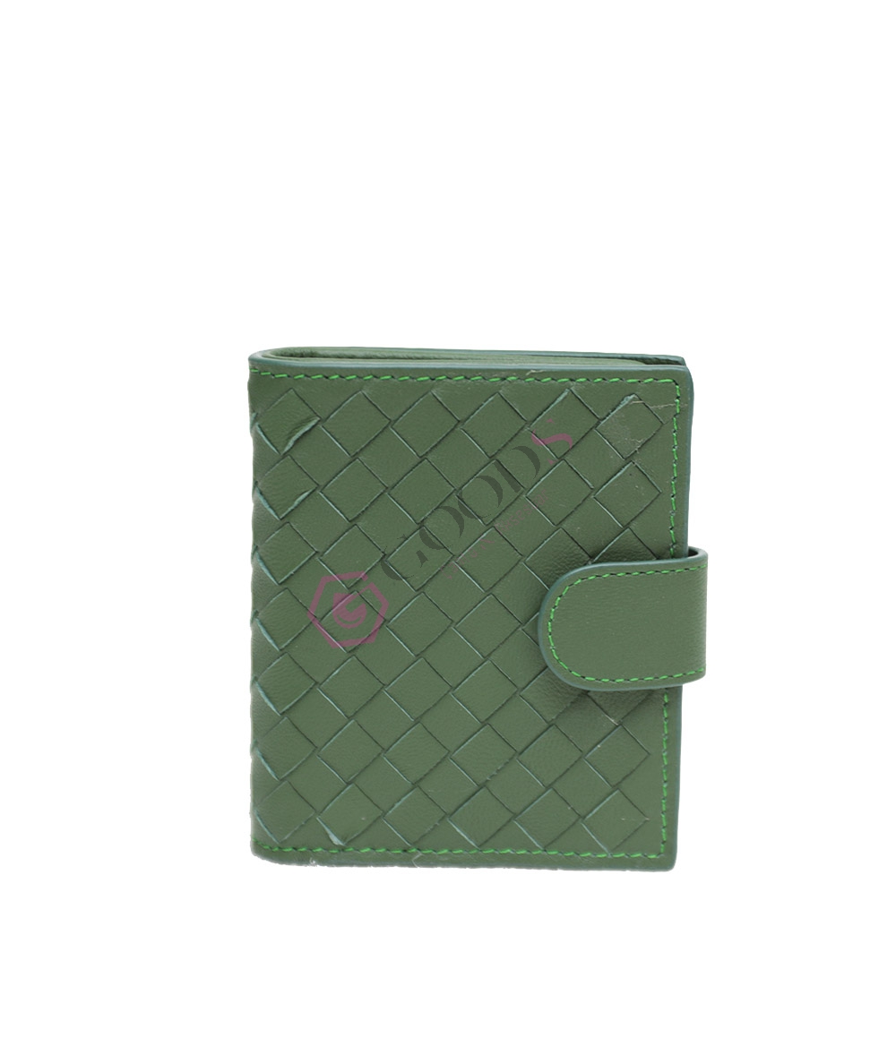 Snap Fastener Mini Female Wallet