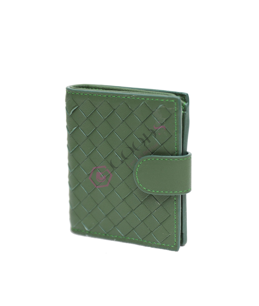 Snap Fastener Mini Female Wallet