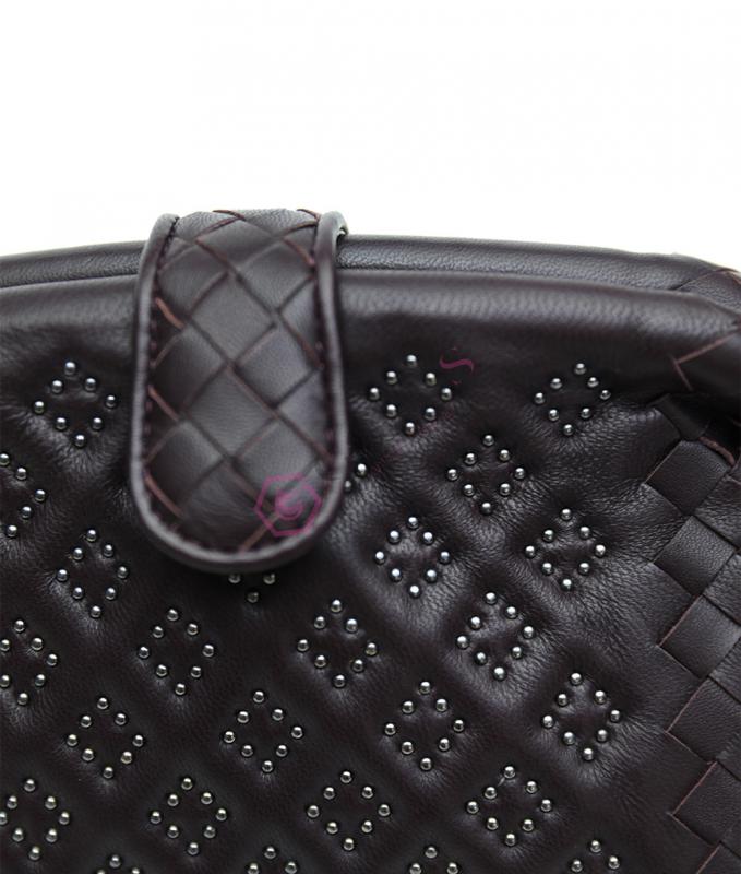 Lauren studded clutch